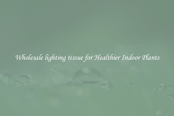 Wholesale lighting tissue for Healthier Indoor Plants