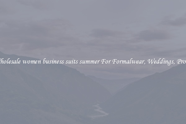 Wholesale women business suits summer For Formalwear, Weddings, Proms