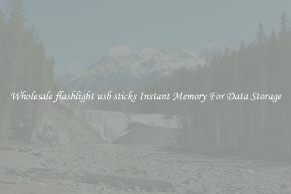 Wholesale flashlight usb sticks Instant Memory For Data Storage