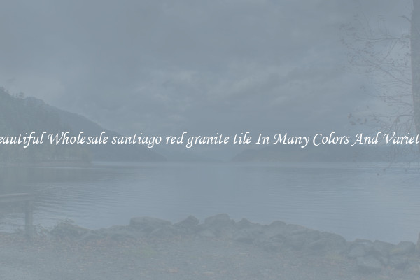 Beautiful Wholesale santiago red granite tile In Many Colors And Varieties
