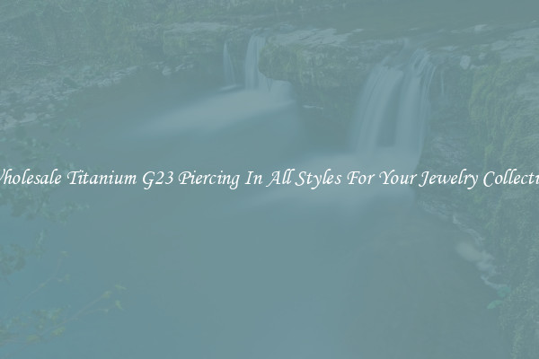 Wholesale Titanium G23 Piercing In All Styles For Your Jewelry Collection